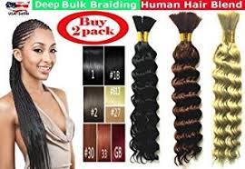 Remy hair is the highest quality human hair that is availabl. Amazon Com Deep Bulk Braiding Hair Human Hair Blend Micro Braids Hot Selling Length 18 2 Packs Color 30 Medium Aubum Beauty