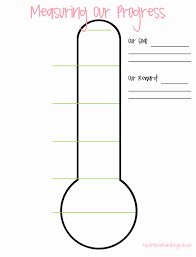 thorough money thermometer chart fundraising thermometer