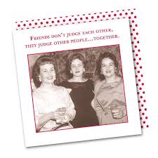 Free shipping on orders of $75 or more! Friends Don T Judge Funny Cocktail Napkins Napkins2go