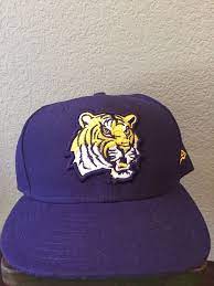New Era 59fifty Lsu Tigers Ncaa Fitted Cap Hat Size 7 3 4 Hat Sizes Caps Hats New Era 59fifty