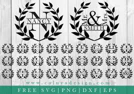 Be sure to subscribe to receive exclusive freebies and post! Free Svg Png Link Wreath Split Monogram Cut Files Svg Etsy