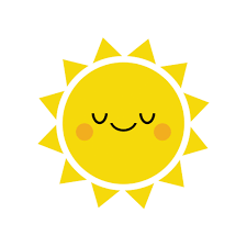 Sun Single Clipart. Sun Graphic. Yappy Sun. Digital Images - Etsy Canada