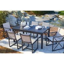 Coral Coast Carano Padded Sling Outdoor Dining Set Patio Furniture In 2020 Outdoor Dining Set Resin Patio Furniture Outdoor Dining