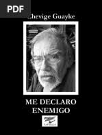 Me declaro enemigo: Crítica literaria