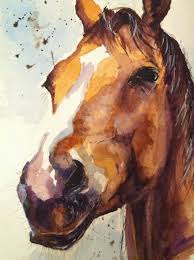 Pin By Khaled Chahed On Akvarel Animals Watercolor Horse Watercolor Horse Painting Horse Drawings