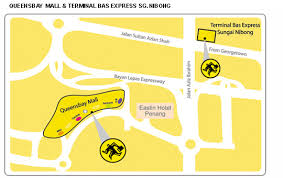 There are two main bus terminals for express buses which travel out of the penang state. Aeroline