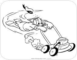 You can choose and print them by yourself rather than buy the book that is usually more expensive. Donald Duck Coloring Pages Disneyclips Com