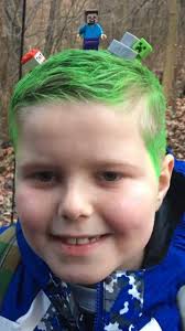 Felisha said out of everything i've done with my cricut this has made me the happiest. Crazy Hair Day Minecraft Theme Temporary Green Hair Dye Spray Use Pixel Stencil To Emphasize Theme Go Crazy Hair Boys Crazy Hair Day Boy Crazy Hair For Kids