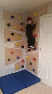 Building a climbing wall for kids is a glorious thing to do during these days. Do It Yourself Climbing Wall The Created Home
