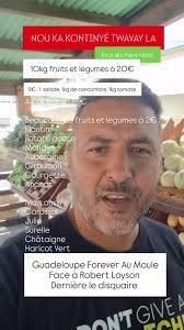 Offres exceptionnelles de fruits et légumes en Guadeloupe