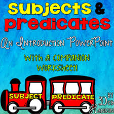 Subjects Predicates Anchor Chart Crafting Connections