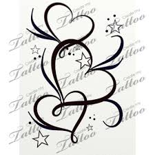 Feminine stars and hearts tattoos. Love It But With Something Other Than Stars Little Heart Tattoos Infinity Tattoos Simple Heart Tattoos