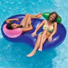 Details About Swimline Side By Side Swimming Pool Inflatable 2 Person Lounger Float In 2020 Pool Lounger Inflatable Swimming Pool Pool Floats
