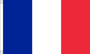 The euro is the official currency and la marseillaise is the national anthem. France Flag