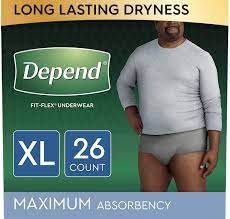 For discreet, odourless defence, choose comfort protect. Depend Fit Flex Incontinence Underwear For Men Maximum Absorbency Disposable Grey Meetcaregivers