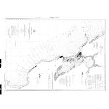 18 X 24 Inch 1888 California Old Nautical Map Drawing Chart