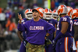 Sure, on occasion you get something unexpected, like when clemson broke out the orange britches for the first time in 1980 against south carolina, or when they went all purple for the first ever death valley gameday game against georgia tech in 2006. Clemson S Dabo Swinney Giving Up Over 1 Million In Compensation