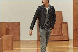 New Season Looks Mr Porter Goes Off Duty Leather Jacket Men Leather Jacket Style Leather Jacket