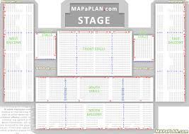 Brighton Centre Detailed Seat Row Numbers Concert Chart Showing Flat Front Stalls Raised Stalls And Balconies West East South