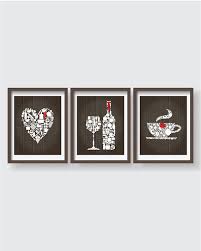 Brown Kitchen Decor Funny Kitchen Prints Kitchen Art Work Etsy Kitchen Decor Wall Art Kitchen Wall Decor Kitchen Prints