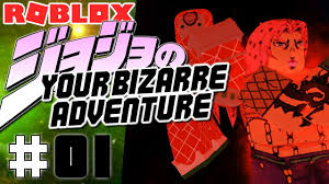 This Is The Best Jojo Game On Roblox Period Roblox Your Bizarre Adventure Jojo S Episode 1 Youtube