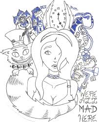History of alice in wonderland tattoos. Alice In Wonderland Tattoo Design By Whoxisxalice On Deviantart
