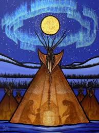 Coming Home Contemporary Canadian Native Inuit Aboriginal Art Bearclaw Gallery Native American Paintings Native American Artwork American Painting