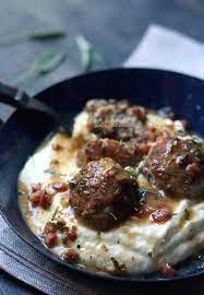 Turkey Saltimbocca Meatballs Low Carb And Gluten Free I Breathe I M Hungry Recipe Low Carb Meatballs Recipes Low Carb Meatball Recipe