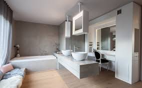Simple take this example, a contemporary primary bathroom by rusal construction, via zillow: Contemporary Bathroom Designs With The Finest Munich Interior Designer