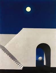 Architecture Au Clair De Lune By Rene Magritte Magritte Paintings Magritte Art Rene Magritte Art
