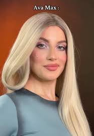 Ava Max Two Colored Hair