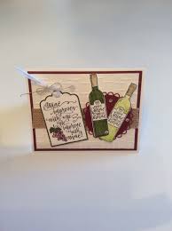 Stampin Up Half Full Birthday Card Stampin Up Birthday Cards Wine Birthday Cards Stamping Up Cards