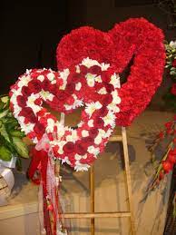 Maybe you would like to learn more about one of these? Double Heart Standing Spray Funeral In Katy Tx Kd S Florist Gifts