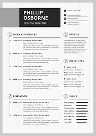 This chronological resume example template puts the focus on your most relevant job experience. Macfarlane Grey Bordered Body Two Colored W Strong Header Templicate Com