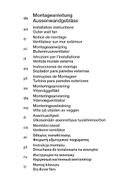 Constructa dunstabzugshaube preise vergleichen und günstig kaufen bei idealo.de 34 produkte große auswahl an marken bewertungen & testberichte. Montageanleitung Aussenwandgeblase Manualzz