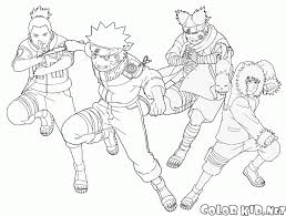 Disegni Da Colorare Heroes Of Naruto Anime