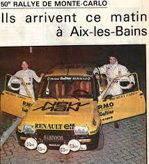 Image result for Jaune Rally Monaco 1980 Renault