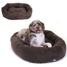 The majestic pet bagel dog bed is available in five different sizes: Extra Large Pet Bagel Dog Bed Chocolate Xl Dog Bed Pet Dogs Love This Super Bed Ebay
