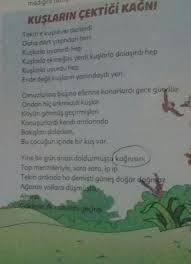 Arkadaslar Merhaba Kuslarin Cektigi Kagni Metni Ile Ilgili Bana 2 Baslik Yazar Misiniz Tesekkur Eodev Com