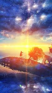 Sunrise Anime Scenery Horizon Stars 4k 3840x2160 Wallpaper Scenery Wallpaper Anime Scenery Wallpaper Anime Scenery