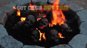 Check spelling or type a new query. Human Skull Fire Logs Create The Fire Pit From Hell