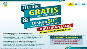 Aplikasi ini bertujuan untuk membantu tukang listrik melihat status subsidi calon pelanggan baru, dan juga ditujukan untuk membantu pelanggan bersubsidi untuk mendapatkan informasi stimulus token. Klaim Listrik Gratis Juli Dan Agustus 2020 Login Stimulus Pln Co Id Wa 08122 123 123 Sangat Mudah Tribun Pontianak