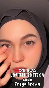 lawaa terukk code freya brown by solawa 😍 #solawa #solawasoftlens #so...