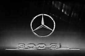 1955 Mercedes Benz Gullwing 300 Sl Emblem By Jill Reger Mercedes Benz Mercedes Benz