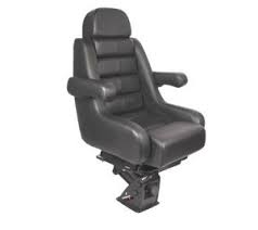 Captain Seat With Shock Absorber Height Adjust Revolving For Boat Ferry Ship Manufacturer Wholesale Bonwell