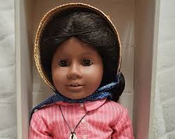 FIRST YEAR RELEASE 1993! American Girl Pleasant Company Addy's Meet Outfit  With Hard to Find Hair Ribbon ~ Excellent Vintage ~ Retired