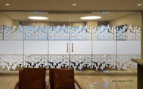 Traditional walls create separation and break up the flow of the office. Privacy On Conference Room Glass Panels And Doors Nuetch Art For Glass