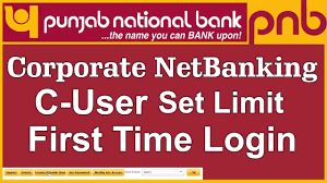 Pnb Corporate Net Banking I C User First Time Login C User Set Limit Ii Part 2 Youtube
