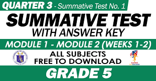 Associated to eureka math grade 5 module 5 answer key, reliable preparation is definitely the vital to getting a prosperous position interview. Grade 5 3rd Quarter Summative Test No 1 With Answer Key Modules 1 2 Deped Click