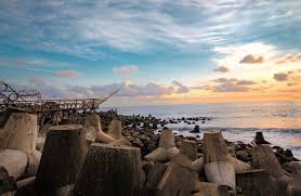 Pantai Glagah Indah Pantai Matahari Terbenam Perjalanan